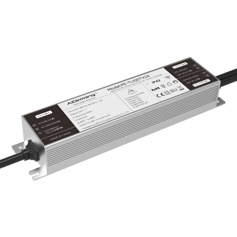 100W konstant spenning Triac dimbar LED-driver