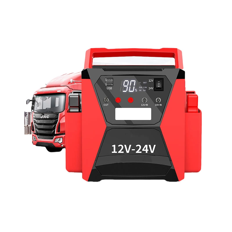 12V/24V Bil Jump Starter Intelligent batterilader
