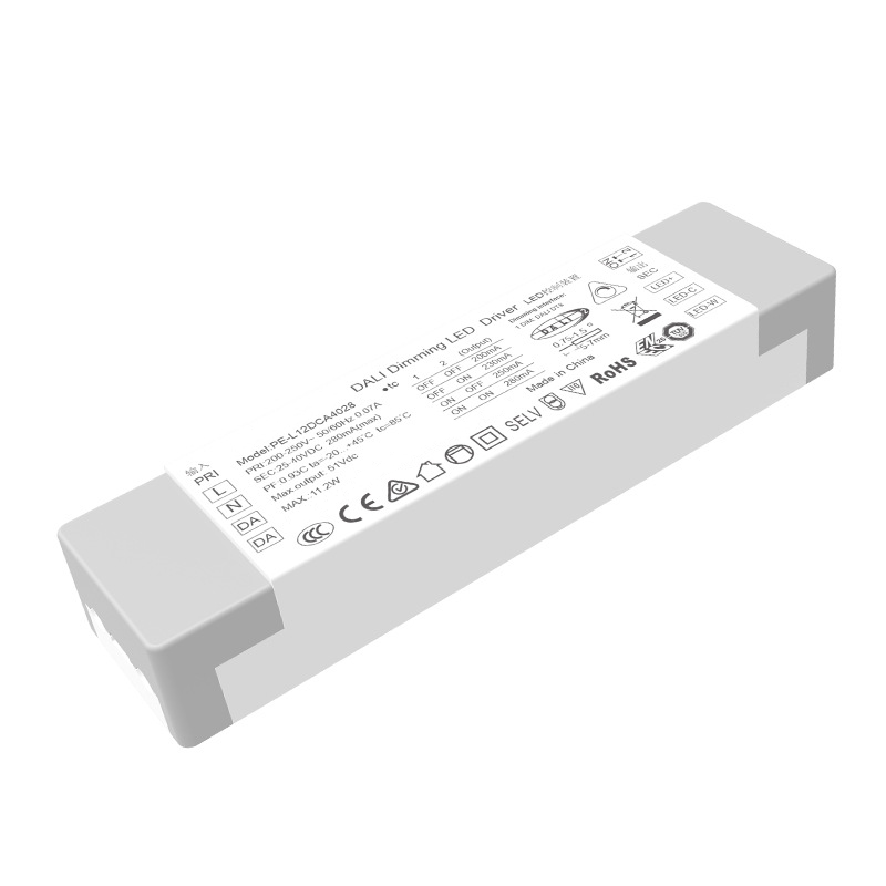 12W konstant strøm DALI CCT dimbar LED-driver