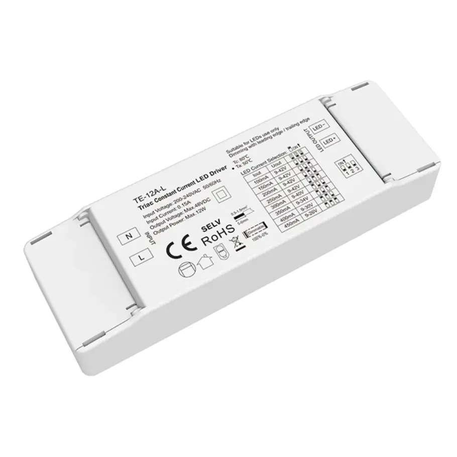 12W konstant strøm Triac dimming LED-driver
