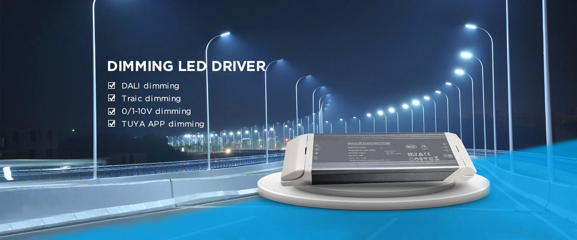 Dimmable LED -sjåførfabrikk