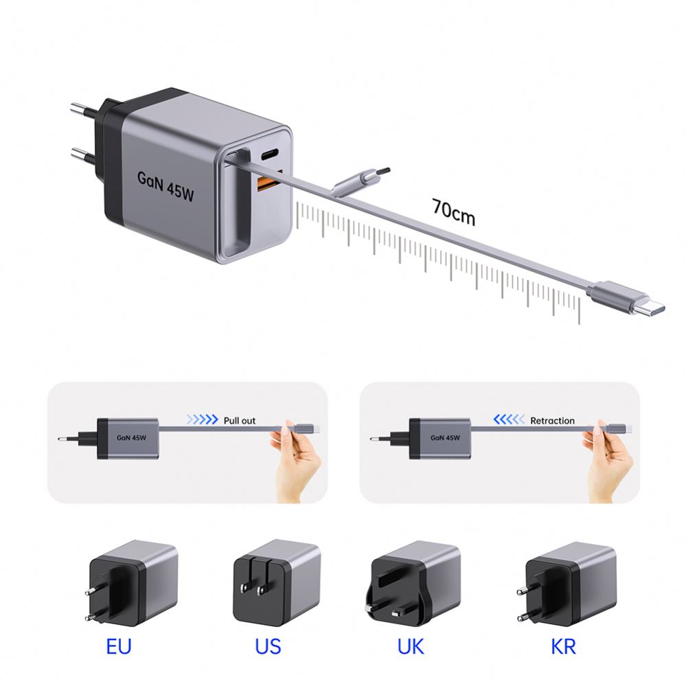 Ny favoritt for hurtiglading: uttrekkbar hurtiglading