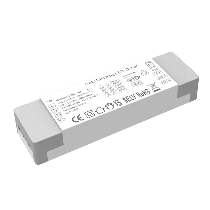 20W konstant strøm DALI CCT dimbar LED-driver