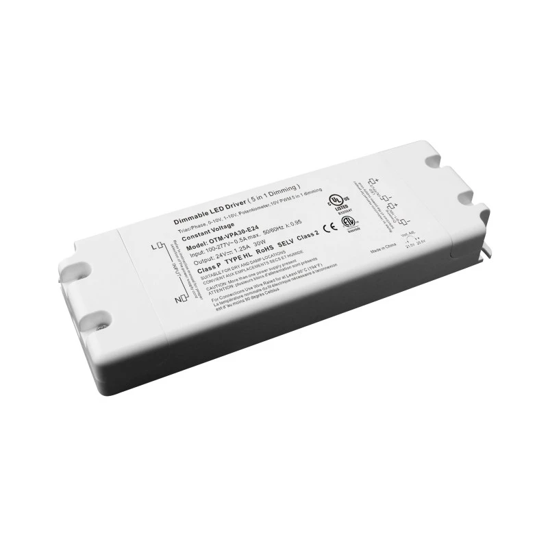 24V 30W 0-10V Konstant spenning dimming Led-driver