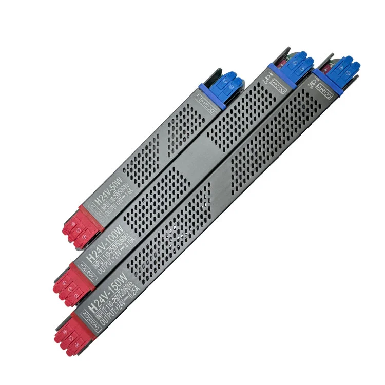 24V aluminium LED-driverstrømforsyning