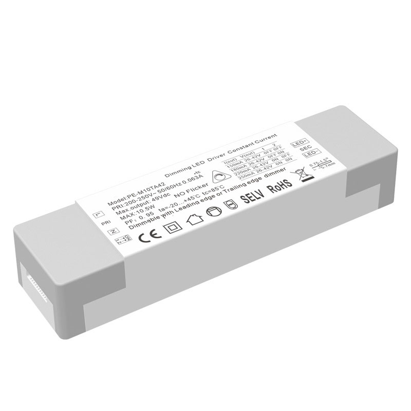 10W konstant strøm Triac dimbar LED-driver