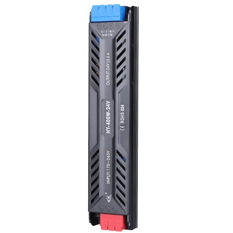 400W Ultratynn LED-driver i aluminium