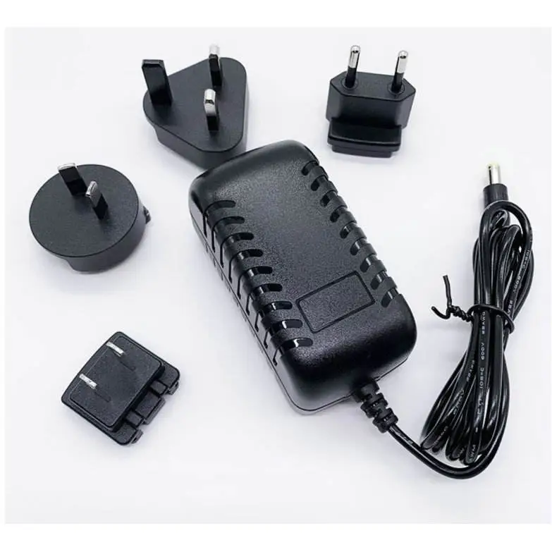 5V 2A utskiftbar strømadapter