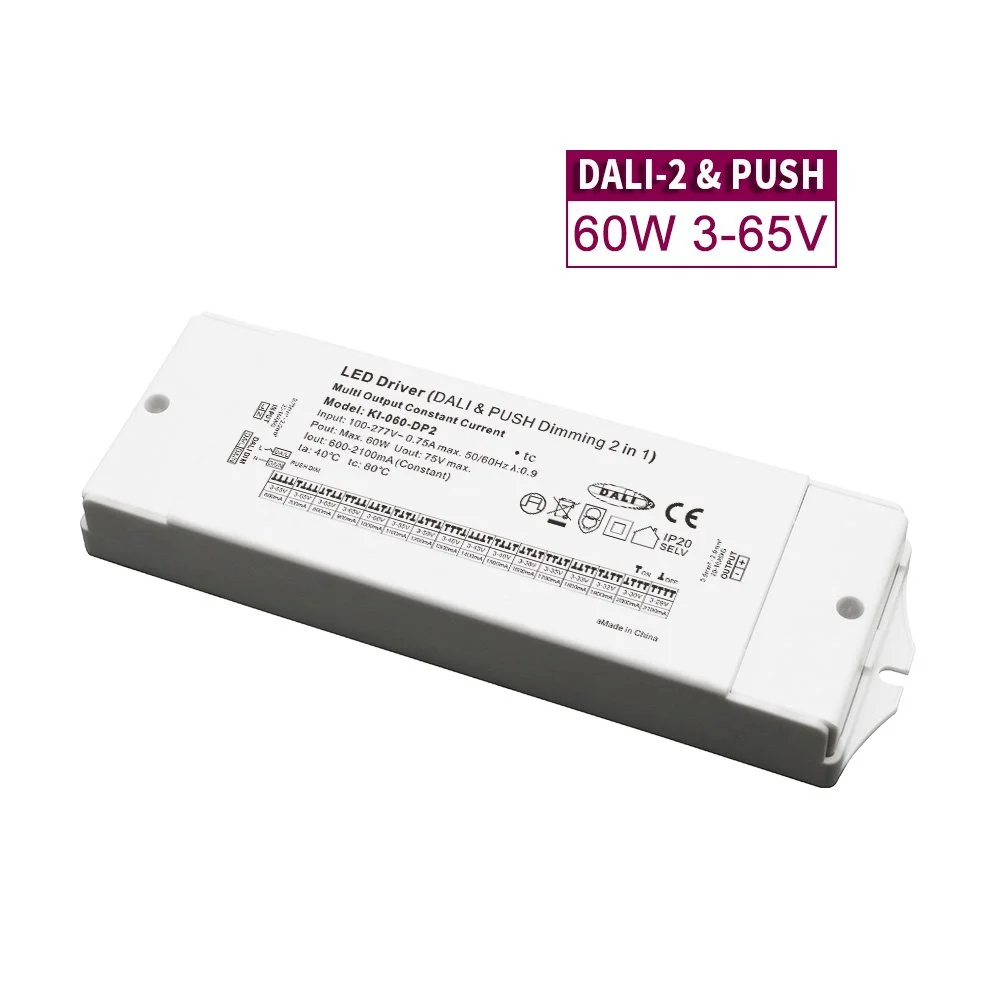 60W konstant strøm DALI dimming CCT LED-driver