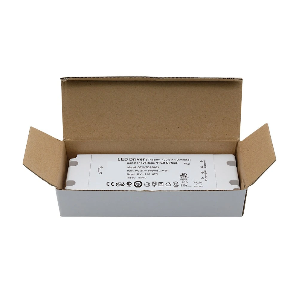 60W konstant spenning Ultratynn Triac dimbar LED-driver