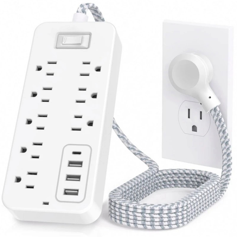 8 uttak Us Plug Power Strip
