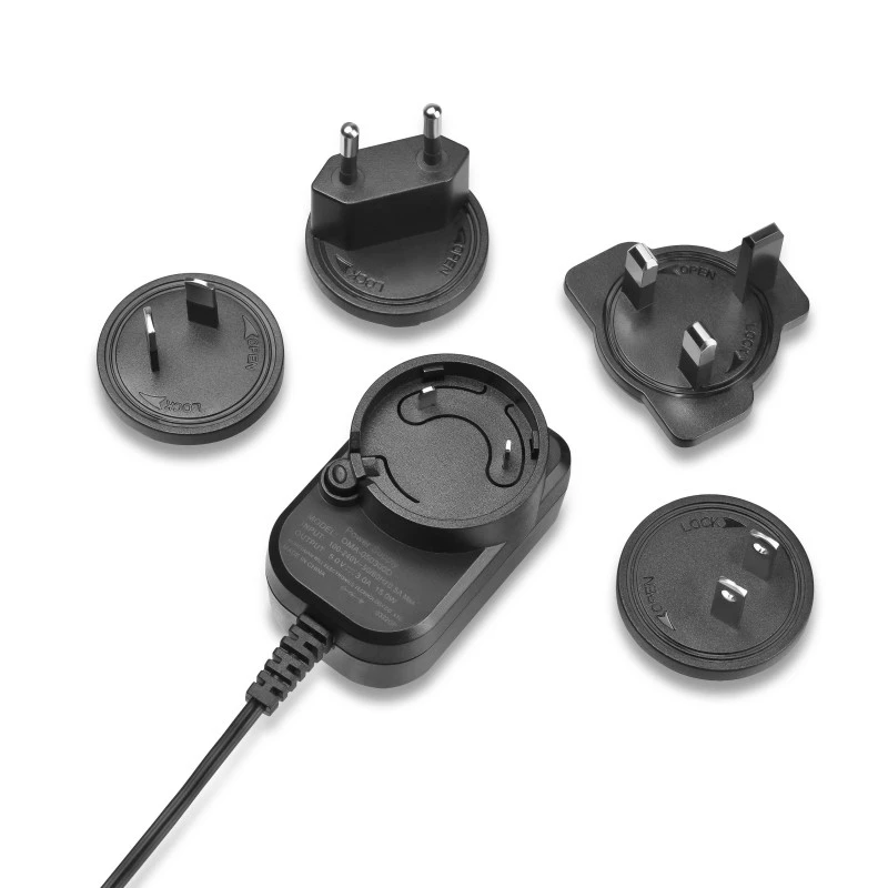9V 1,5A internasjonal pluggadapter