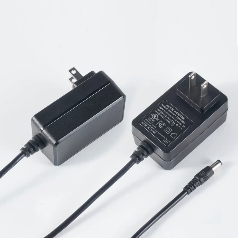UL-listet 12V 2,5A 30W veggmontert strømadapter