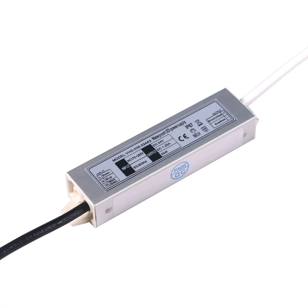 Ultratynt aluminiumshus 36w 100-240v strømforsyningsadapter