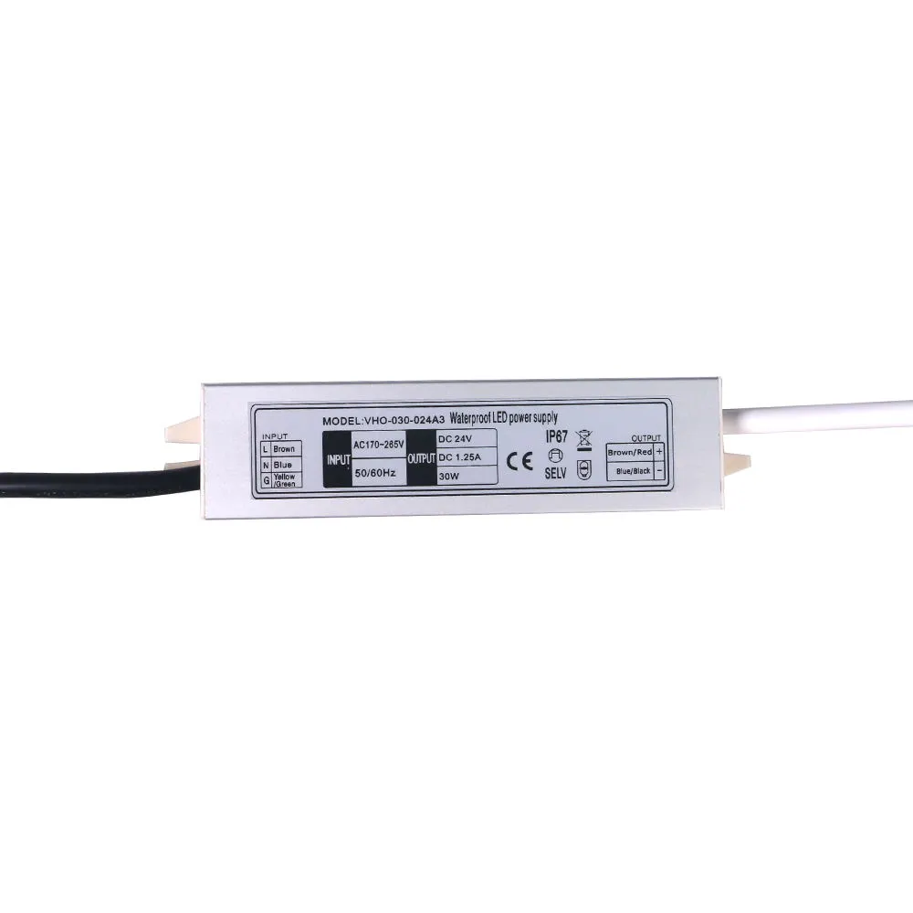 Ultratynn eller slank 12V/24V AC-DC LED SMPS strømforsyning